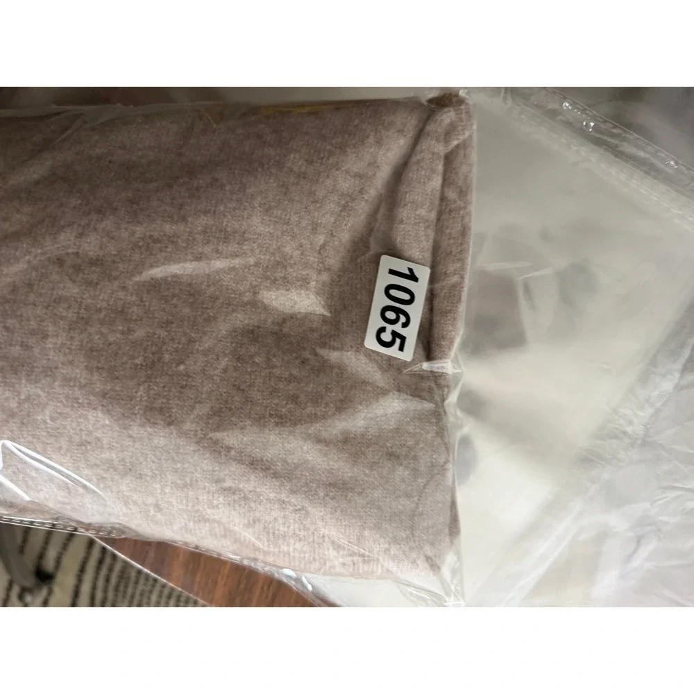 Charter Club Luxury 100% Cashmere V-Neck Sweater Tan Oatmeal Heather 3X Womens